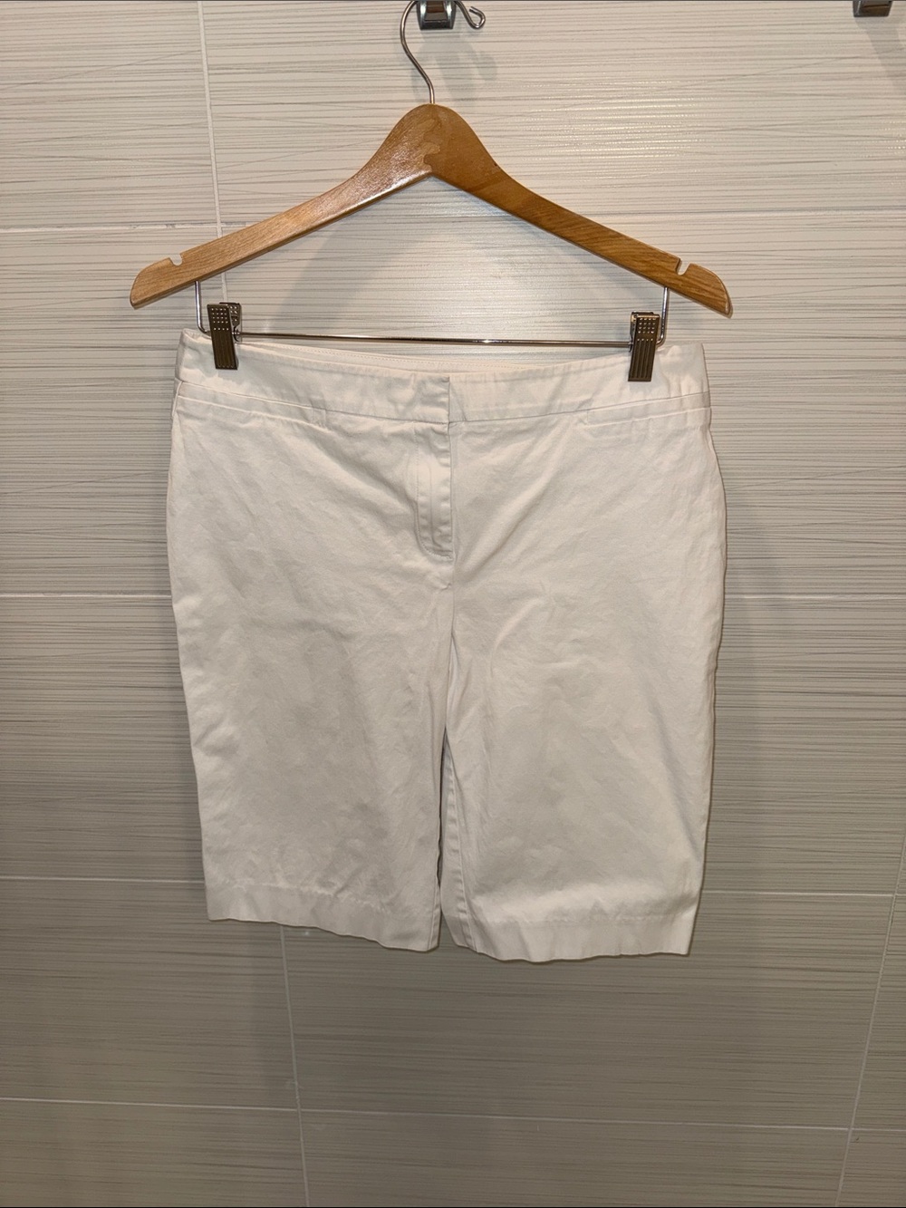 Chico's White Bermuda Shorts - Picture 2 of 6